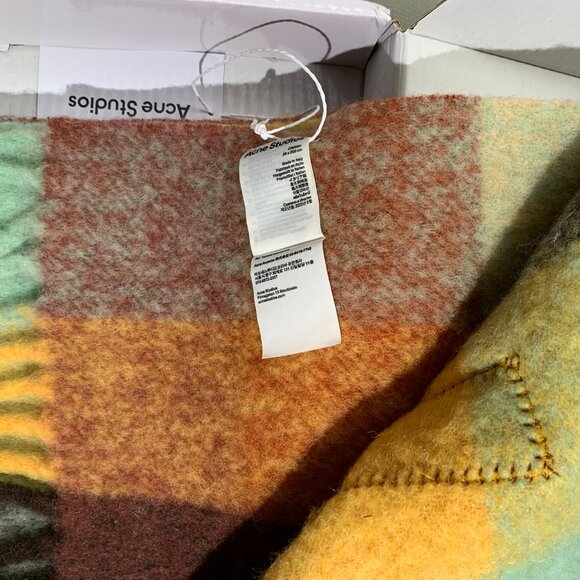 Acne Studios Scarf — Multi-Color Check - Picture 5 of 8